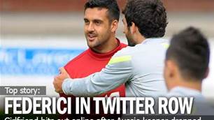 Federici's Girlfriend Sparks Twitter Drama