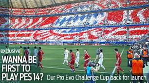 Be among the first to play PES 14!