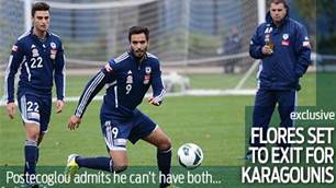 Flores set to be sacrificed for Karagounis