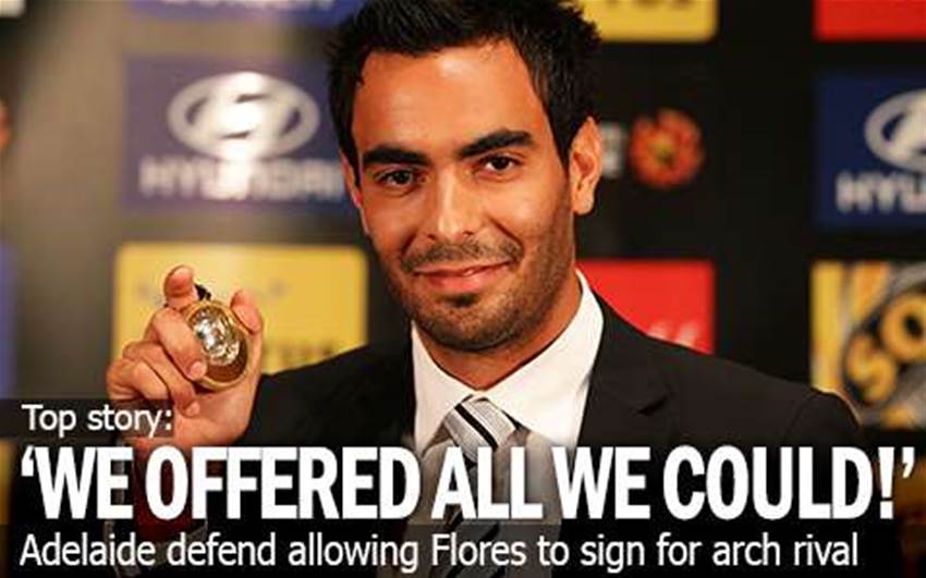 Adelaide Hit Back Over Flores Signing Adelaide Hit Back Over Flores Signing