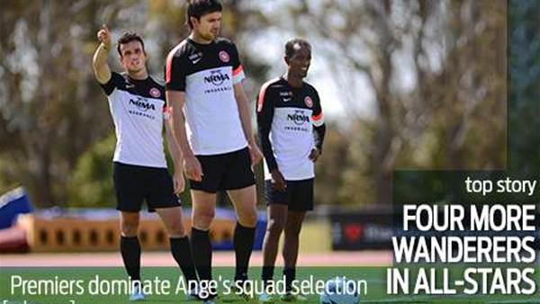 Four more Wanderers in All Stars squad
