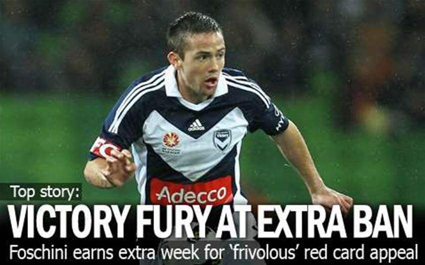 Victory Fury As FFA Slap Down Red Card Appeal Victory Fury As FFA Slap Down Red Card Appeal