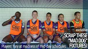 'Scrap these mad dog matches...'
