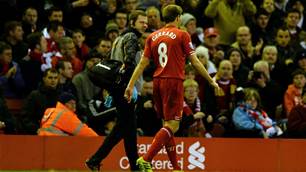 Gerrard out for at least four weeks