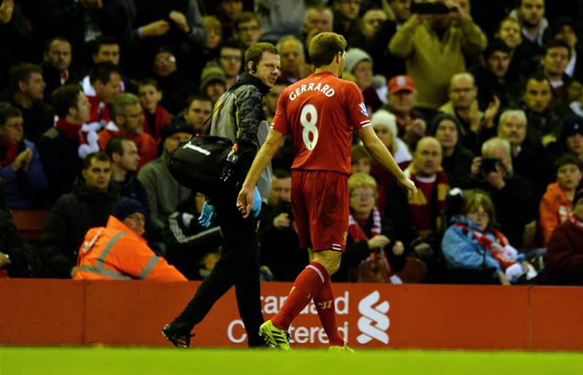 Gerrard out for at least four weeks Gerrard out for at least four weeks