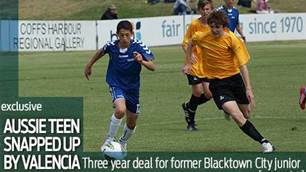 Aussie teen snapped up by Valencia