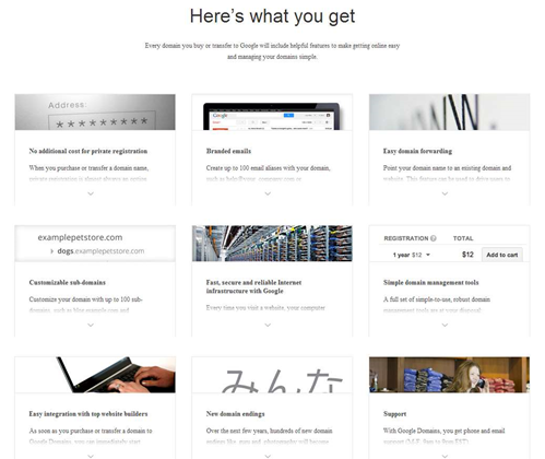 Google tests domain registration service