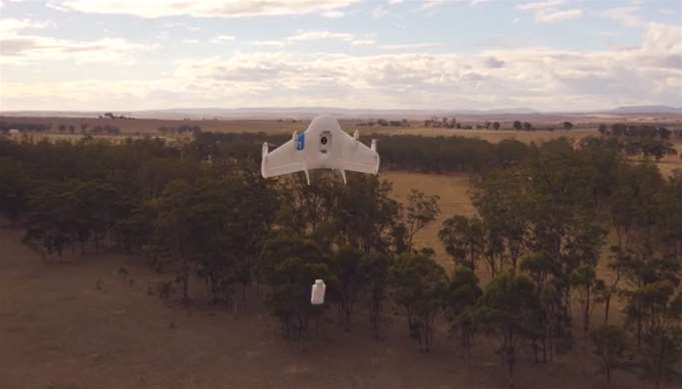 Google tests drone delivery in country Queensland