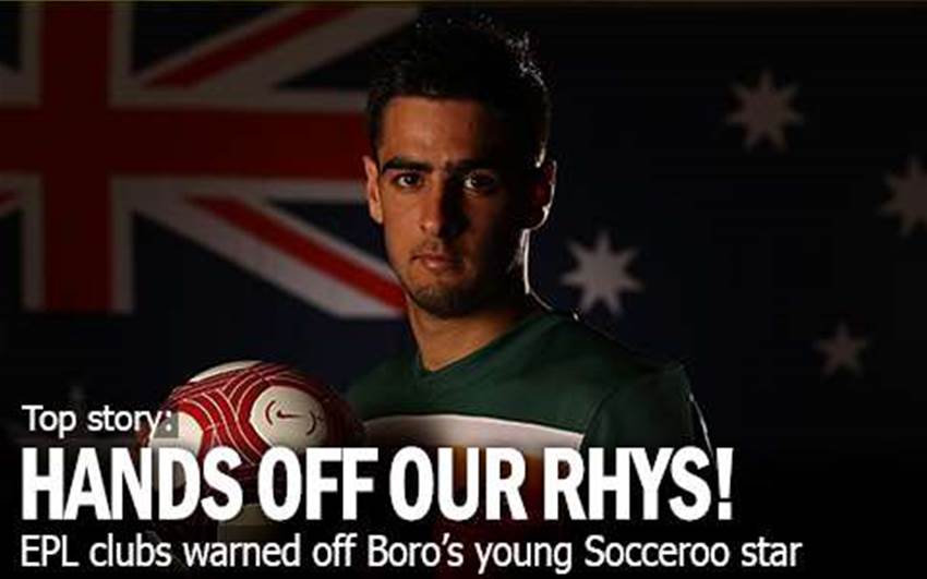 'Rhys Williams Is Staying At Boro' 'Rhys Williams Is Staying At Boro'