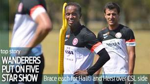 Wanderers five star show against Guangzhou