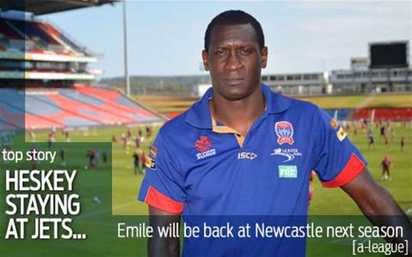 Emile Heskey staying at Newcastle Jets Emile Heskey staying at Newcastle Jets