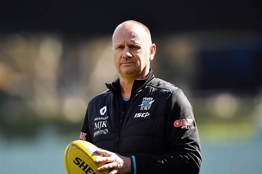 Port Adelaide coach seeks release Port Adelaide coach seeks release