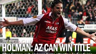 Holman: AZ Alkmaar Can Win Title