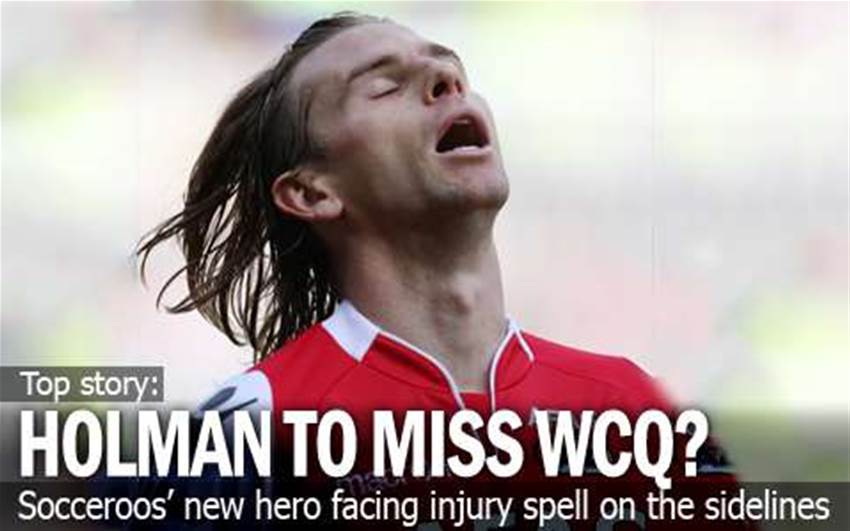 In-Form Holman Could Miss Four Weeks In-Form Holman Could Miss Four Weeks