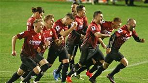 Hume through in tense penalty win