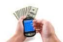 Secondhand smartphones sold with bank details