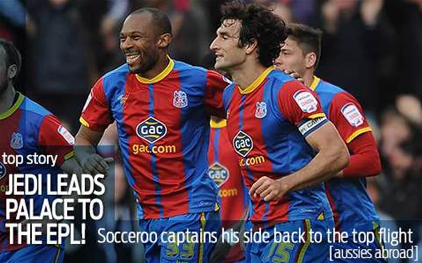 Jedinak leads Palace back to the EPL Jedinak leads Palace back to the EPL