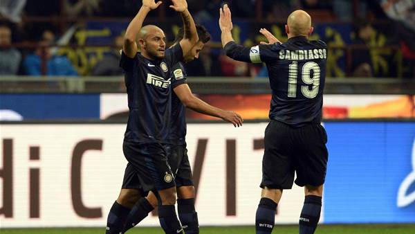 Own goal helps Inter defeat Livorno 2-0 