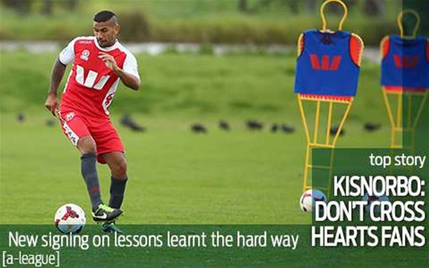 Kisnorbo: Don't cross Hearts fans! Kisnorbo: Don't cross Hearts fans!