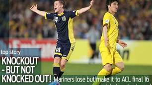 Mariners lose but make it to knock out stage