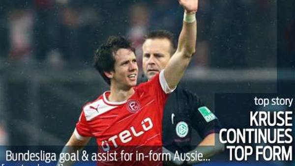 Kruse Assist & Goal In Fortuna Win