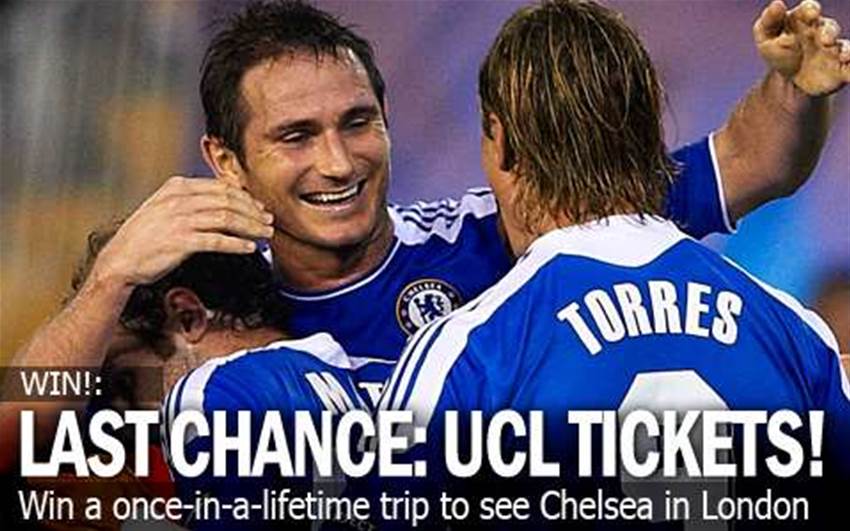 Last Chance: WIN UCL Tickets Last Chance: WIN UCL Tickets