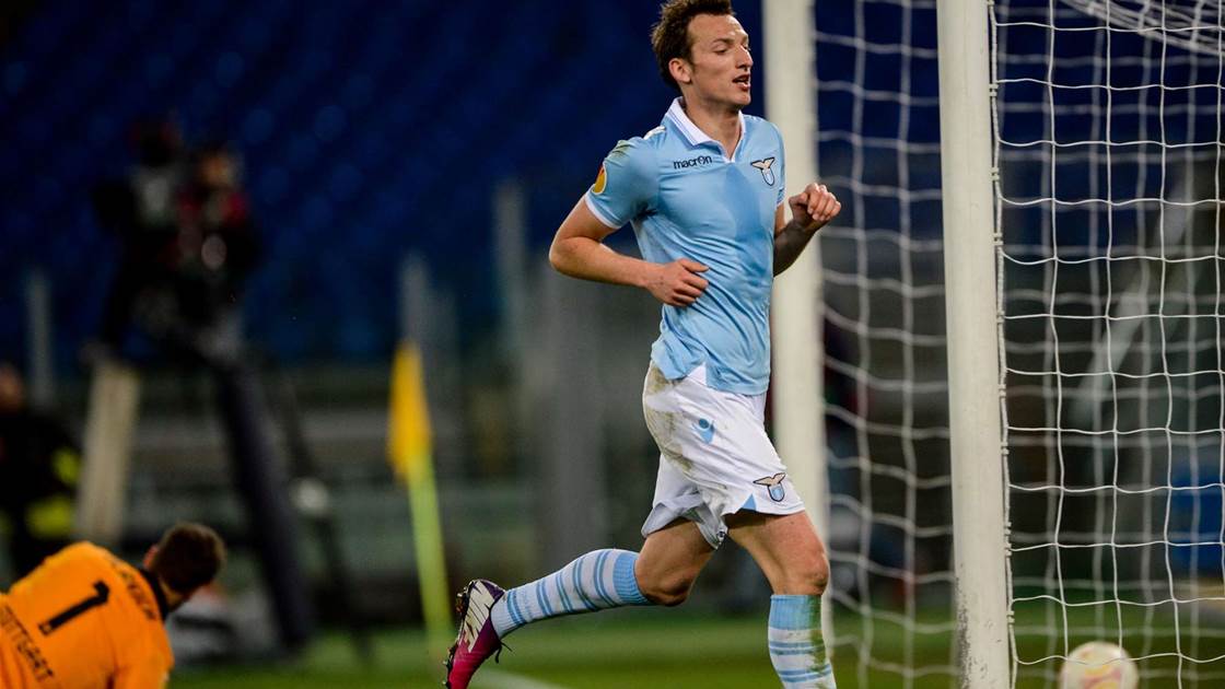 Aston Villa sign Lazio striker Kozak