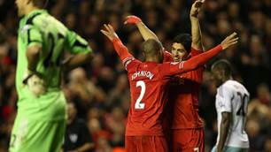 Rodgers lauds Suarez after Liverpool maul West Ham
