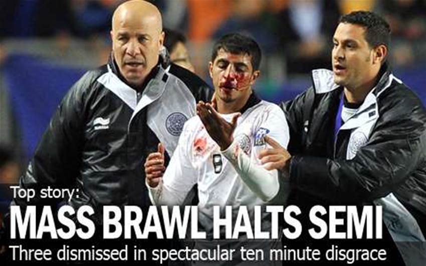 Mass Brawl Halts Asian Champions Semi Mass Brawl Halts Asian Champions Semi