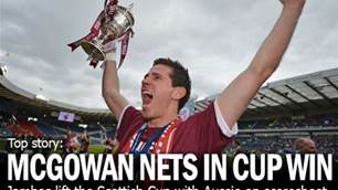 McGowan Nets In Hearts Cup Triumph