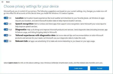 Microsoft comes clean on Windows 10 data collection