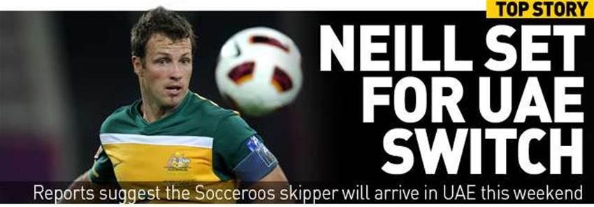 Neill Set To Ink Al Jazira Deal Neill Set To Ink Al Jazira Deal