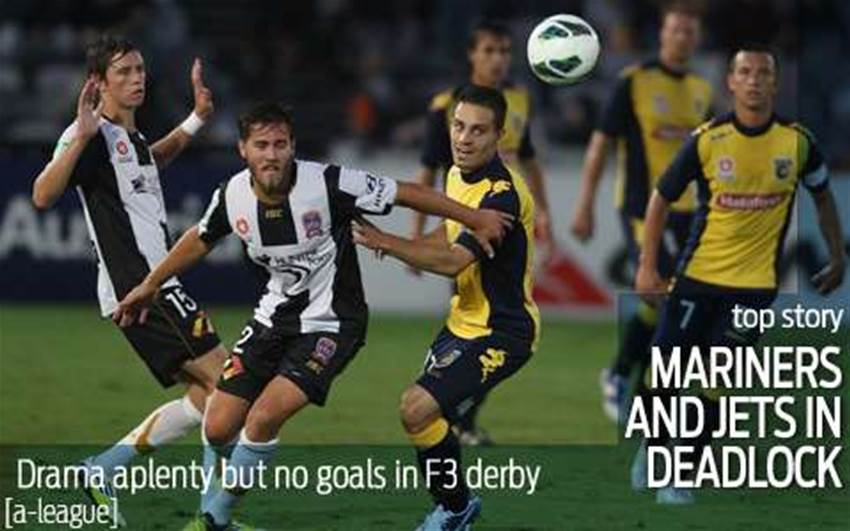 Mariners hold off slick Jets for derby draw Mariners hold off slick Jets for derby draw