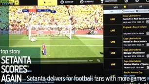 Setanta delivers more for football fans.