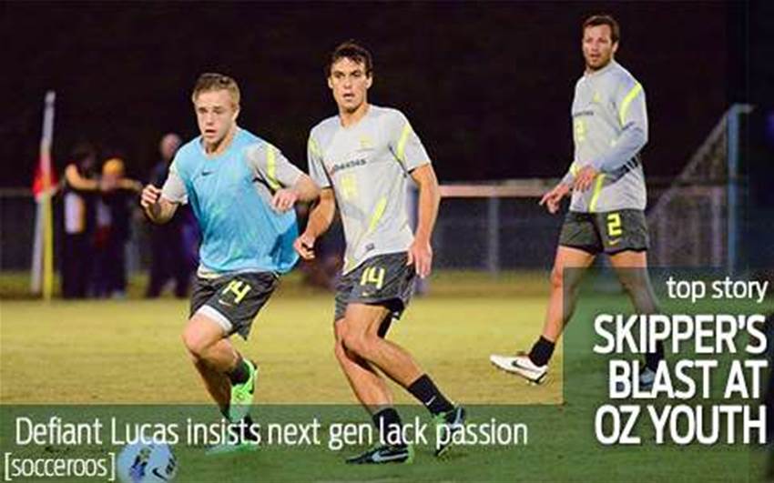 Defiant Lucas Neill's blast at youth Defiant Lucas Neill's blast at youth
