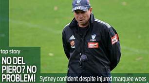 Sydney confident even without Del Piero