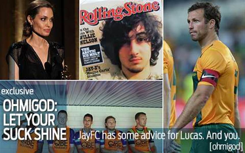 Ohmigod: Let Your Suck Shine, Lucas... Ohmigod: Let Your Suck Shine, Lucas...