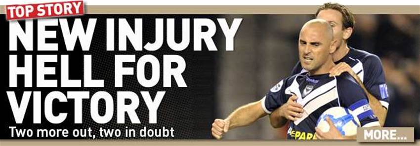 New Injury Woes For Victory New Injury Woes For Victory