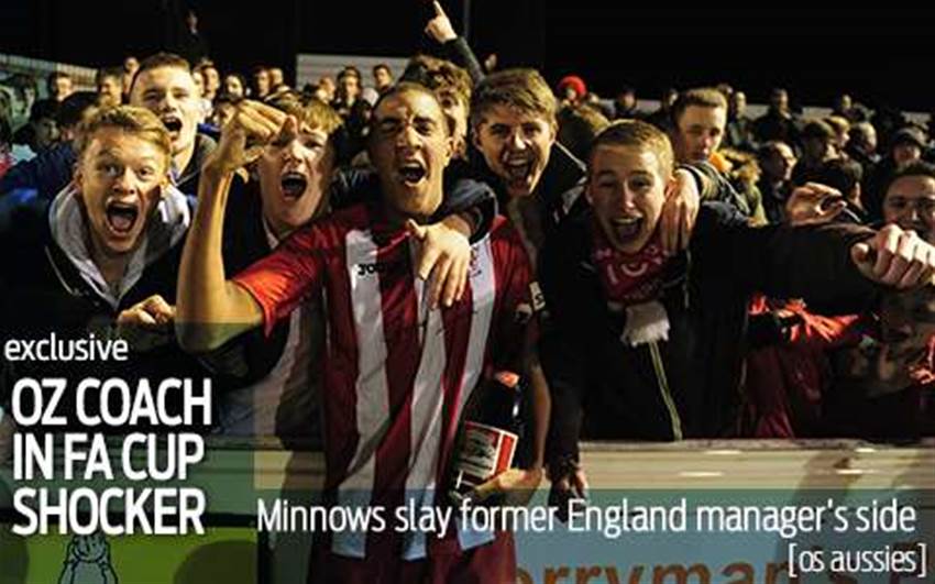 Oz coach pulls off FA Cup upset Oz coach pulls off FA Cup upset