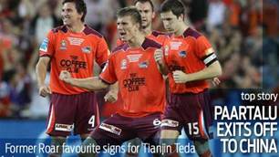 Erik Paartalu exits Roar for China