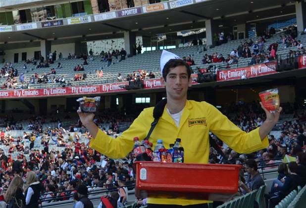 Free pies at the MCG to tempt fans over to iBeacon