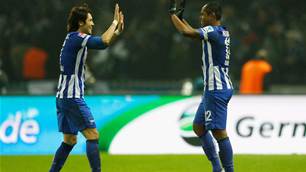 Hertha Berlin edge Werder Bremen 3-2