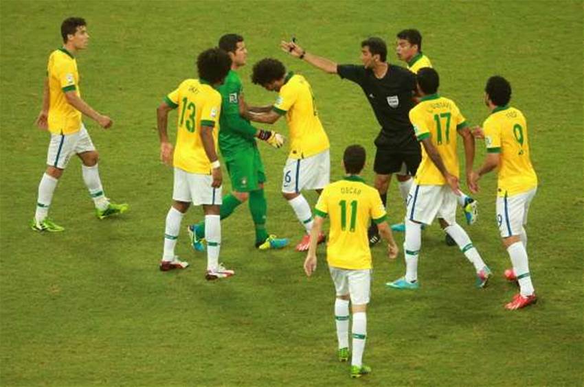 Referee admits Confederations Cup mistake Referee admits Confederations Cup mistake