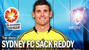 Sydney FC Sack Keeper Liam Reddy