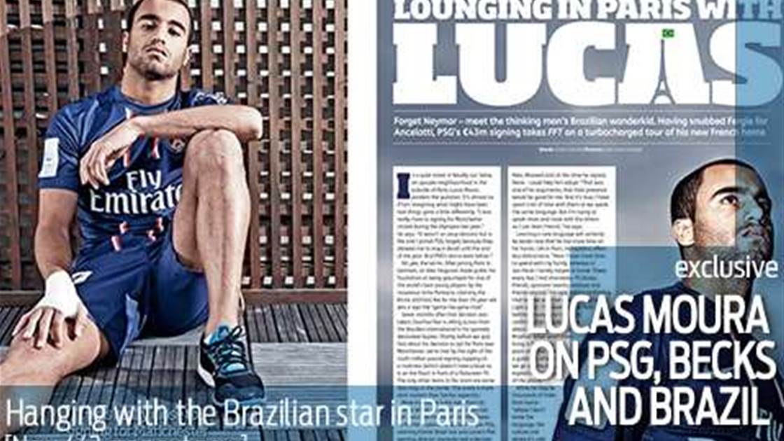 Lucas Moura talks Becks, PSG and Brazil