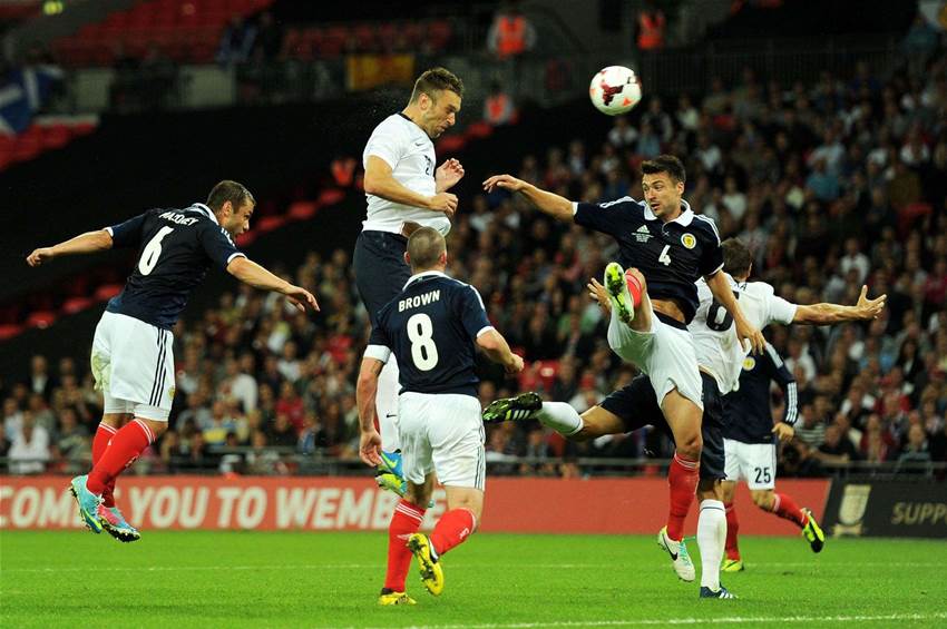Lambert strike downs Scotland Lambert strike downs Scotland