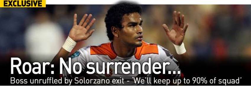 Roar Unruffled By Solorzano Exit  Roar Unruffled By Solorzano Exit