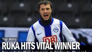 Rukavytsya Hits Vital Hertha Winner