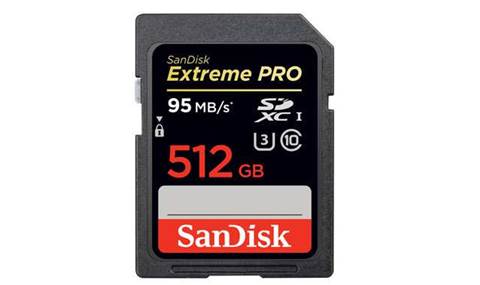 This 512GB card might be of interest to freelance photographers