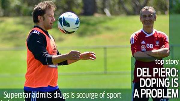 Del Piero bemoans doping 'problem'